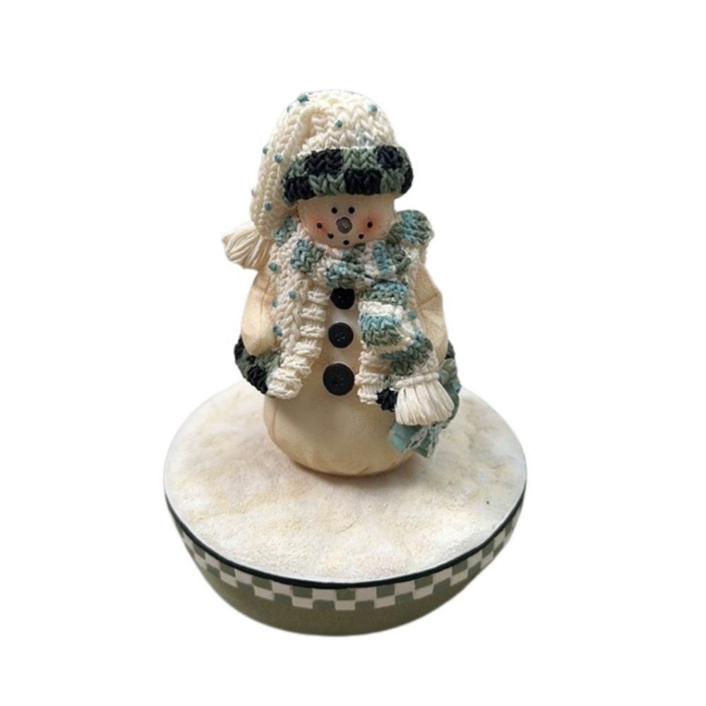 Charming Snowman Candle Topper